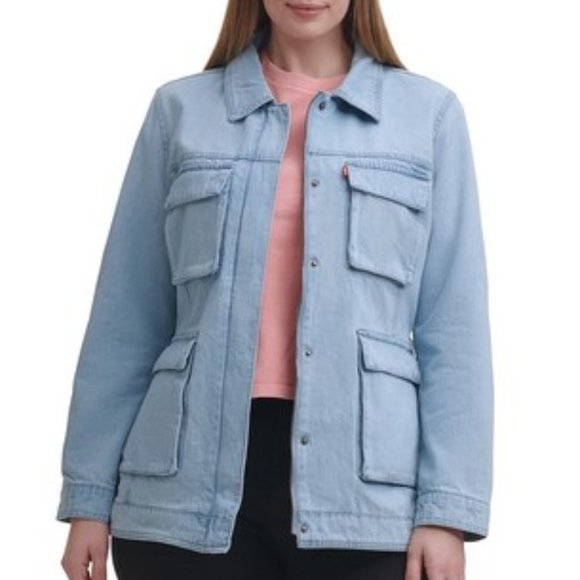 Levi's Denim Shirt Jacket 1X - Picture 1 of 16